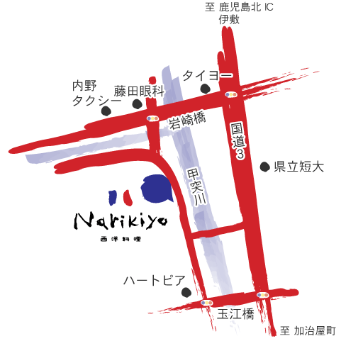 ナリキヨ地図